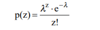 Probability of Poisson distribution